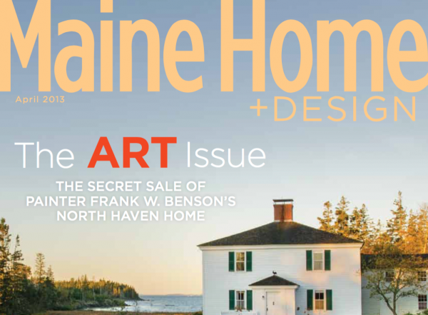 Maine Home + Design Art issue